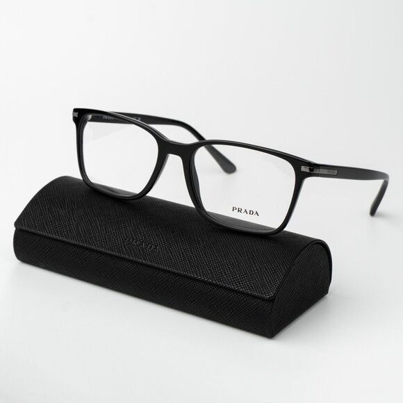Prada Women Eyeglasses Black Square PR14WV 1AB1O1 BRAND NEW main image 11
